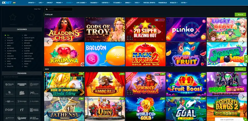 1xBet casino